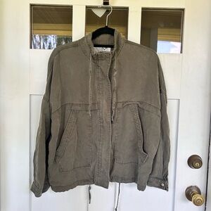Kimchi Blue Olive Utility Jacket